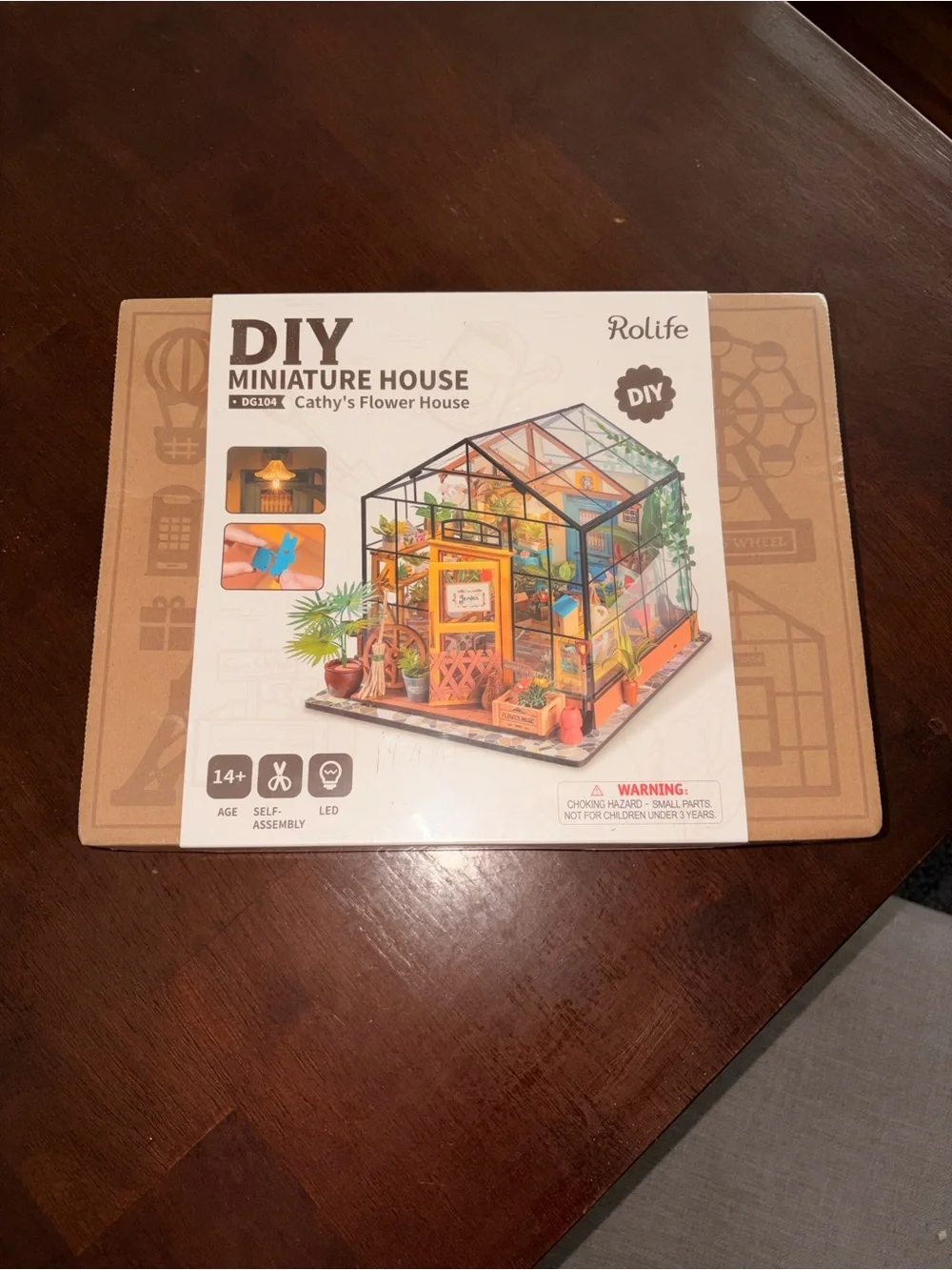 DIY Miniature Diorama House Kit- Cathy’s Flower House 140pcs